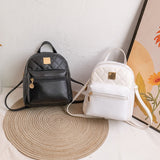 PU Leather Mini Small Backpack Multi-Function Ladies Phone Pouch Pack Ladies School Backpack Bags for Women Mochilas