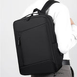 Men&#39;s Waterproof Backpack Multifunctional Black Bags for Male Laptop Backpack Reflective USB Charging Bagpack Casual Rucksack