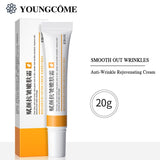 YONGCOME 20g Firming Lifting Retinol Face Cream Anti-Aging Remove Wrinkles Fine Lines Whitening Brightening Moisturizing Facial