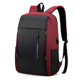 Multifunctional Men&#39;s Backpacks Waterproof Bag Pack for Men Backpack for School Book Bag Usb Port Back Bag for Men Black Backpac