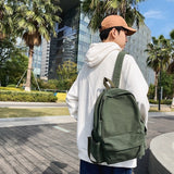 Summer New Women Backpack Trendy Canvas Travel Backpacks Large Capacity Storage Backpacks Casual School Bag