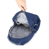Mindesa Men And Women Large Capacity Light Nylon Fashion Leisure Laptop Backpack School Bag Solid Color 8012L