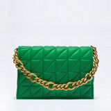 ZA Quilted Bag Branded Luxury Designer Women Shoulder Bags Thick Chain Square Purses 2022 Top Handbag Clutch Bags bolso mujer