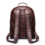 Vintage Cowhide Travel Bag First Layer Leather Women Backpack High Capacity Student School Bag Men Business Computer Bags