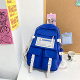 Fashion Multipocket Nylon Women Backpack Female Big Waterproof Back Bag Portable School Backpack For Girl Student Schoolbag Cool