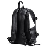 Men Backpack External Usb Charge Waterproof Backpack Fashion Pu Leather Travel Bag Casual School Bag Leather Bookbag