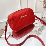 2022 Luxury Small Messenger Bag For Women Lingge Embroidery Casual Female Shoulder Bag Fashion Ladies Crossbody Bags handbags