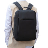 TINYAT Men 15.6 Inch Laptop Backpacks Business Travel Waterproof Shoulder Bag For Teenager Light Large Capacity School Backpack
