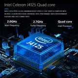 15.6&quot; Laptop  Intel Celeron J4125 12GB RAM 128GB/256GB/512GB/1TB ROM Windows 10/11