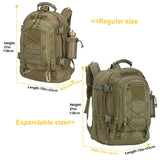 60L Men Military Tactical Backpack Molle Army Hiking Climbing Bag Outdoor Waterproof Sports Travel Bags Camping Hunting Rucksack