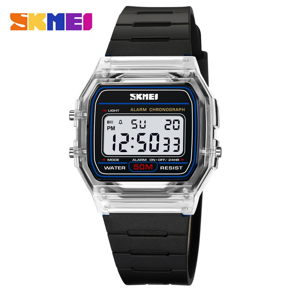 SKMEI 2056 Electronic Watch Men Women Fashion Waterproof Sport Calendar Date Wristwatch Countdown Clock Boy Girl Reloj Masculino