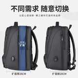Expandable Men‘s 17 Inch Laptop Backpacks USB Schoolbag Sports Travel School Bag Waterproof Notebook Bag Pack Backpack For Male