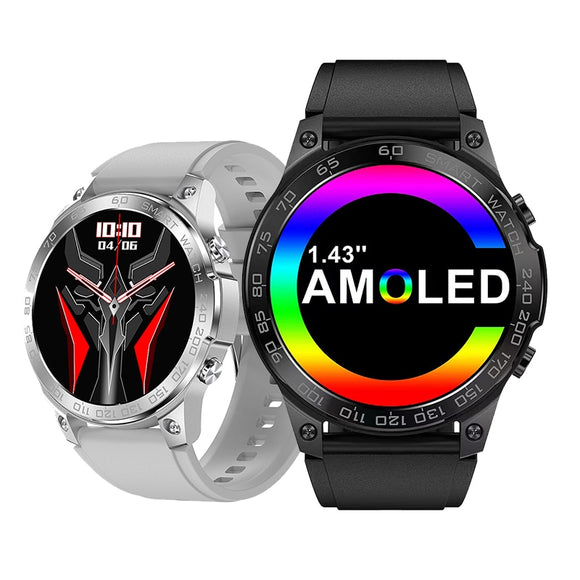 AMOLED Smart Watch Men 400mAh GPS NFC Bluetooth Call IP68 Waterproof Fitness Sport Smartwatches for Women IOS Android Phone 2023