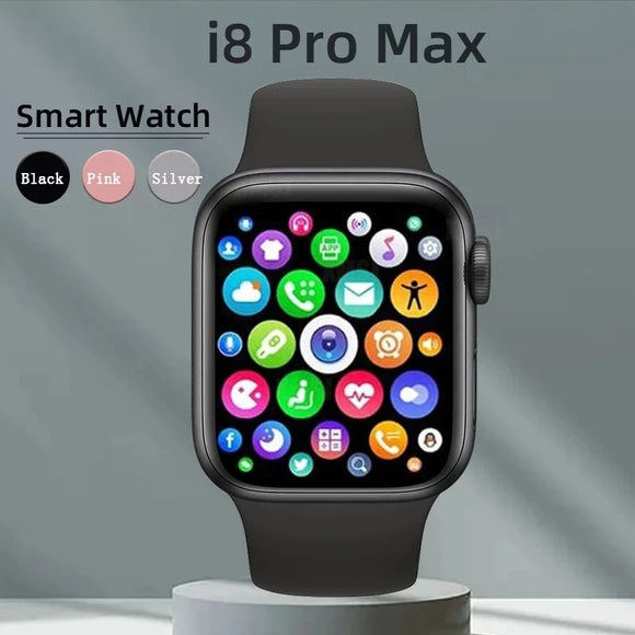 Smart Watch 8 Pro Men Answer Call Fitness Tracker Calculator Women Smartwatch For Apple Android Phone PK i8 pro max HD Display