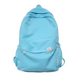 Women Backpack Casual Cotton Cloth Preppy Style Student School Bags Fashion Female Large Capacity Travel Knapsack Girls Bookbags