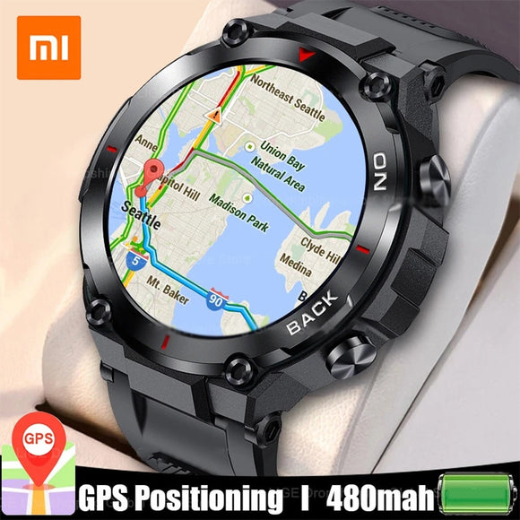 Xiaomi 2023 GPS Smart Watch Sports Fitness Bracelet Call Reminder Health Monitor Heart Rate Smartwatch for Men Android IOS Watch