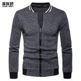 Men&#39;s ripped collar plus size jacket sweater coat
