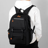 Backpack Men Business Commuter 14/15.6/17 inch Laptop Bag Men&#39;s Large-capacity Leisure Travel Bags Nylon Light Student Schoolbag