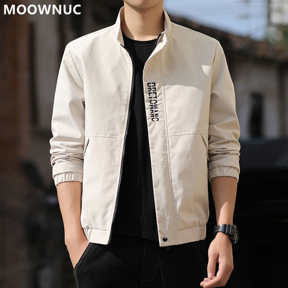 2022 Spring and Autumn New Men's Classic Fashion All-Match Pure Color Jacket Men's Leisure Slim Size High Quality Coat M-5XL