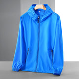 Quick-Drying Sun Protection Clothing Men Summer Ultrathin Sunscreen Jacket Windbreaker Cycling Running Camping Breathable Coat