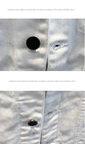 Men&#39;s Top Casual Slim White Jacket Casual Workwear Denim Jacket