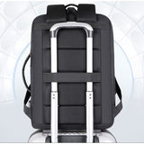 Crossten 40L Large Capacity Expandable 17&quot; Laptop Backpack USB Charging School Bag Waterproof Swiss-multifunctional Travel bag