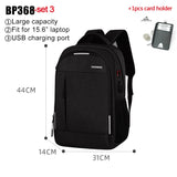 Men Backpack Usb Charging Large Capacity Simple Business Computer Backpack Leisure Travel Student Schoolbag Mochilas Backpack