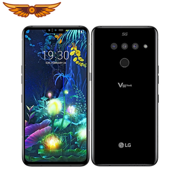 LG V50 ThinQ V500N Original 6.4 Inches 6GB RAM 128GB ROM 16MP Triple Rear Camera LTE Single SIM Fingerprint Unlocked Cellphone