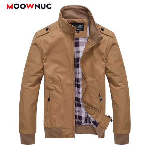 Men's Jackets Autumn Coat Overcoat Spring Classic Fashion Male 2022 New Casual Windproof Hombre Solid Outdoors Windbreak MOOWNUC