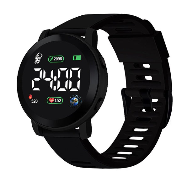 2023 Fashion Men Women Sport Silicone Watches Astronaut Electronic Watch Lightweight Waterproof Wrist Watch LED Display Clock