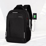 Men Backpack Usb Charging Large Capacity Simple Business Computer Backpack Leisure Travel Student Schoolbag Mochilas Backpack