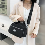 Women Oxford Shoulder Shell Bag Lady Crossbody Bag Small Female Handbag Women&#39;s High Quality Oxford Zipper Hand Bags