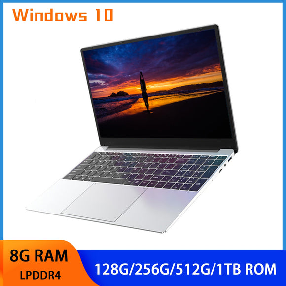 15.6-Inch Laptop 8GB RAM 128G/256GB/1TB SSD Office Laptop Wifi Bluetooth Camera OFFICE Student Laptop Traditional Laptop