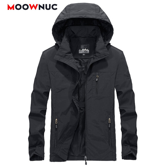 Overcoat Men's Jackets Autumn Coats Spring Classic Fashion Male 2022 Fit New Casual Windproof Hombre Solid Thin Outdoors MOOWNUC