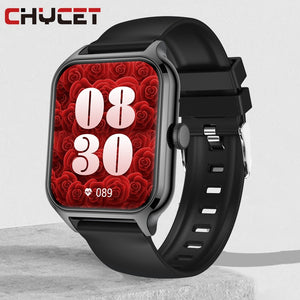 CHYCET 2023 New Smart Watch Men 1.83 Inch HD Screen High Smartwatch Women Support Dial Call Heart Rate Monitor For Android iOS