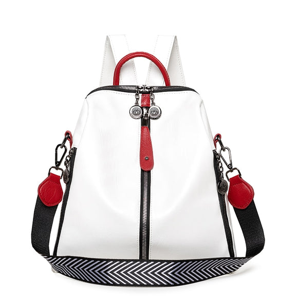 Fashion Women's Backpacks Quality leather Female Backpack Designer Anti-theft School Bags Girls Large Capacity Travel Mochila