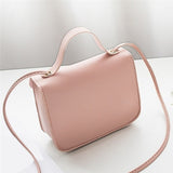 Solid Color Leather Crossbody Bags For Women 2022 Travel Handbag Fashion Simple Shoulder Simple Bag Ladies Cross Body Bag