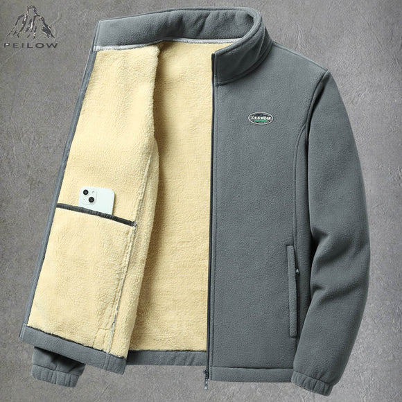 Men New 2022  Autumn Winter Army Military Fleece Jacket Casual Streetwear Lovers Sweater Jacket Large Size Outdoor Hiking Coats