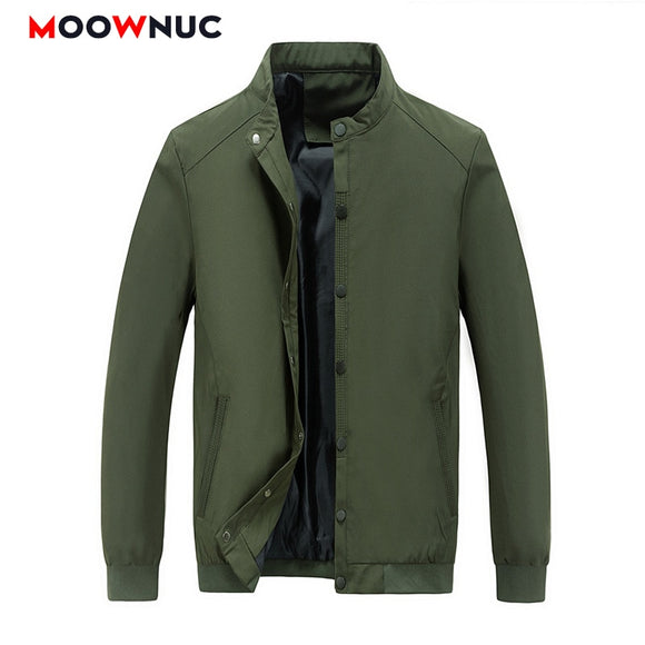 Men's Fashion Jackets Male Coat New Windbreak Autumn Overcoat Spring Classic 2022 Casual Windproof Hombre Solid Outdoors MOOWNUC