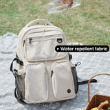 Mixi Original Design Laptop Backpack Women Travel Lightweight 15.6&quot; Computer Bag School Bookbag 17 Inch Men Rucksack Waterproof