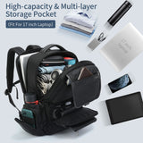 Lifetime Warranty Men Double-layer Backpack 17inch Laptop Backpack For Men Business Backpack Bag Casual Travel Bag Men Schoolbag