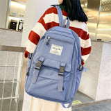 2023 Fashion Nylon Women Backpack Waterproof Travel Backpacks Large Capacity School Bag For Girls Casual Bookbags