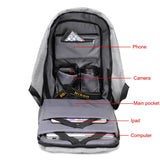 Anti-theft Backpack Bag 15.6 Inch Laptop Men Mochila Male Waterproof Back Pack Backbag Large Capacity School Backpack Designer