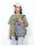 Small Men&#39;s Backpacks Nylon Mini Light Waterproof School Bag Fashion Women Shoulder Crossbody Bag Daypack for Sports Outdoor