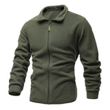 Men&#39;s Spring Tech Fleece Jacket Men Autumn/Winter Windbreaker Male Army Green Coat Mens Militray Tactical Jackets Man AM451