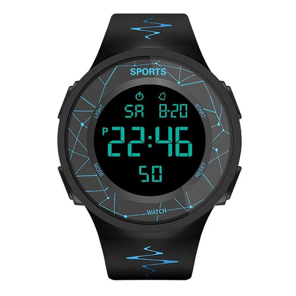 Men's Sport Smart LED Watch Men Digital Watch Clock Multifunction Military Kids Watch Big Dial Student Electronic Watch for Man