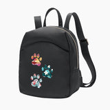 Women Backpack Travel Organizer Korean  Female Small Bag Shoulders Bags Travel Backpack Student School Bags Footprints Pattern