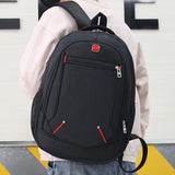 Men&#39;s Trendy New Casual Laptop Business Backpack Schoolbag Teenagers Travel Sports Leisure School Bag Pack For Male Female Women