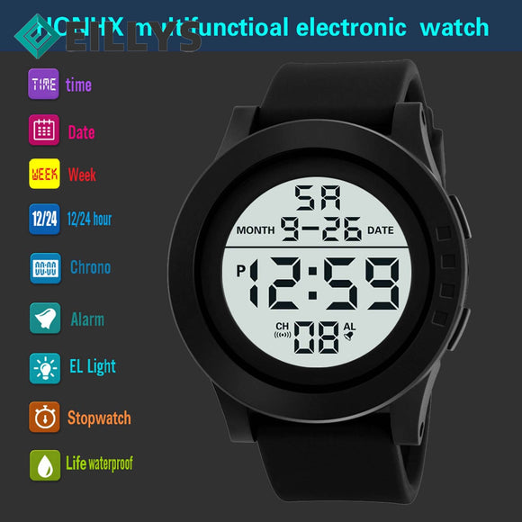 New Sport Watch Fashion Men's Wristwatches Top Brand Silicone Strap Digital Watches Electronics Clock Man Wristwatch For Gift