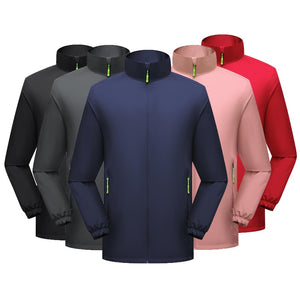 Men&#39;s Thin Hooded Windbreaker Coat Male Windproof Waterproof Outdoor Coat Men&#39;s Fashion Hiking Outdoor Jackets 4XL Custom logo
